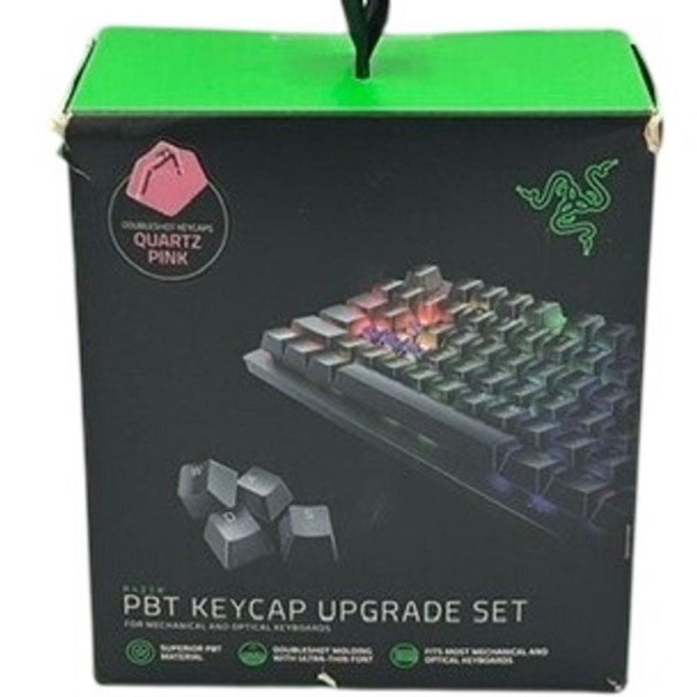 Razer PBT Keycap Upgrade Set Quartz Pink Doubleshot Mechanical